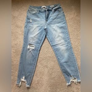 Gently worn Judy Blue, boyfriend fit jeans